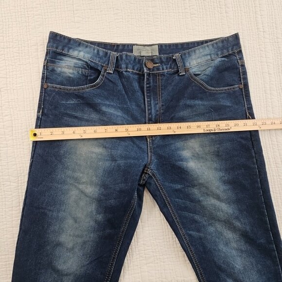 VTG United Denim of America Jeans Men's 38x32 Med Wash Stretch Straight EUC - Picture 5 of 16
